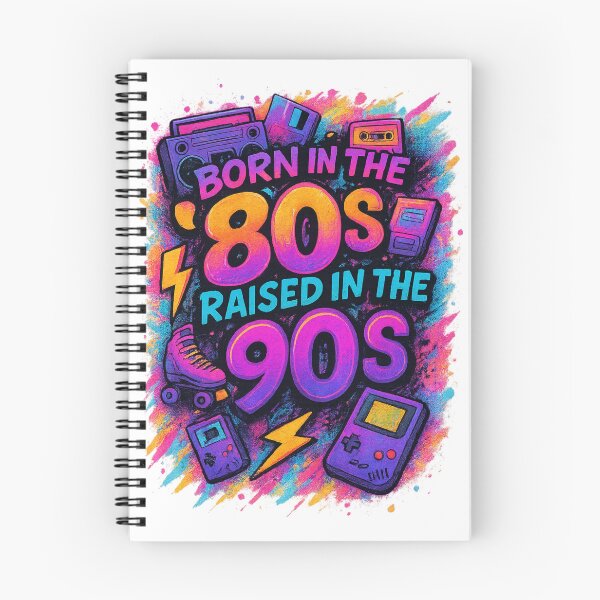 Item preview, BORN IN THE '80S, RAISED IN THE '90S – Retro Nostalgia Blast designed and sold by H.C HustleConvention .