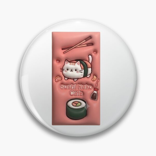 Item preview, Sushi Neko Cafe Kawaii - Cat Japanese Food designed and sold by iarysdesing.