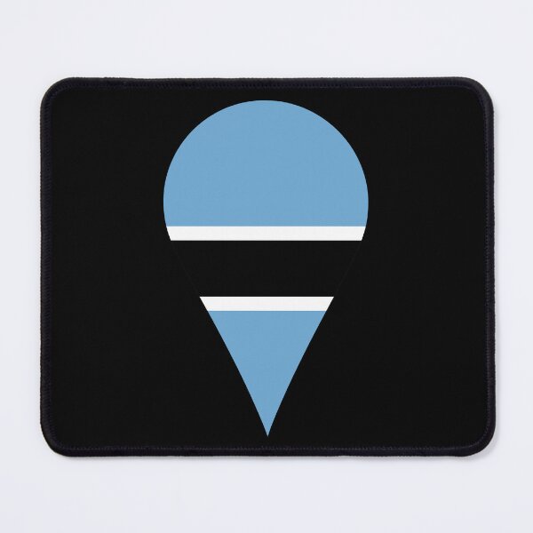 Item preview, Botswana Flag Location Pin Map Marker | Batswana Destination GPS Icon designed and sold by NTGUILTY.