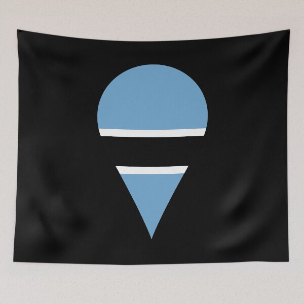 Item preview, Botswana Flag Location Pin Map Marker | Batswana Destination GPS Icon designed and sold by NTGUILTY.