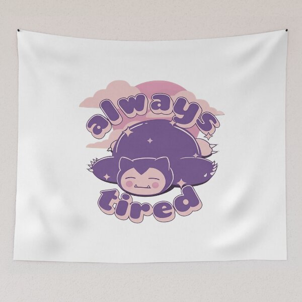 Item preview, Always Tired Sleepy Character Retro Tee designed and sold by KeeganMelbye.