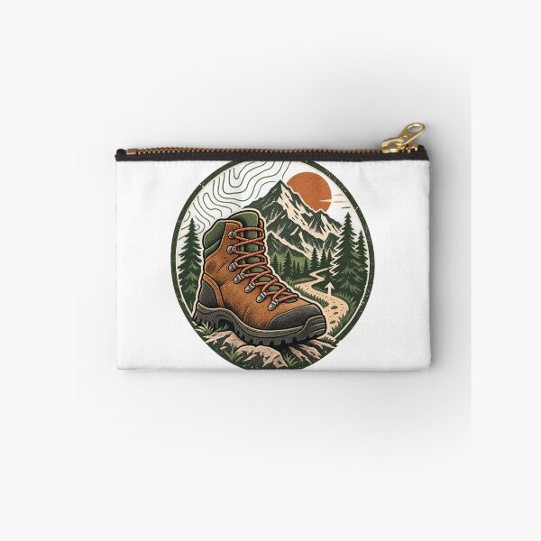 Item preview, Vintage Hiking Boot Mountain Adventure designed and sold by  ADBIB Design.