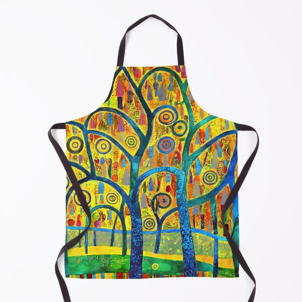Item preview, Funky Fantasy Forest Colorful Abstract Trees Digital Art designed and sold by DEC02.
