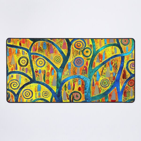 Item preview, Funky Fantasy Forest Colorful Abstract Trees Digital Art designed and sold by DEC02.
