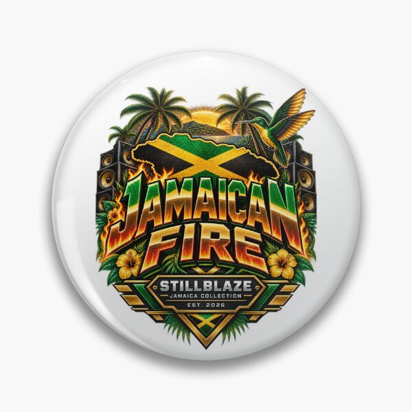 Item preview, Jamaican Fire – Jamaica Pride Streetwear by STILLBLAZE designed and sold by BilcoStillbaze.