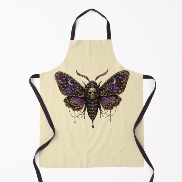 Item preview, Gothic Death's-Head Moth Illustration - Dark Alternative Art designed and sold by Evelashop.