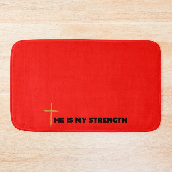Item preview, HE IS MY STRENGTH CHRISTICAN APPAREL designed and sold by VFamdesigns.