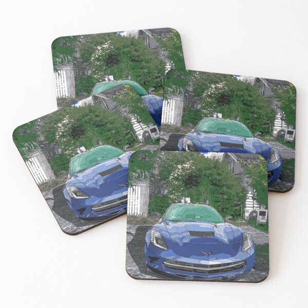 Item preview, Blue Vette designed and sold by RoadshadeArt.