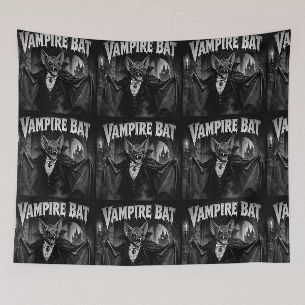 Item preview, Vampire Bat Funny Gothic Halloween Horror Design designed and sold by Hornace88studio.