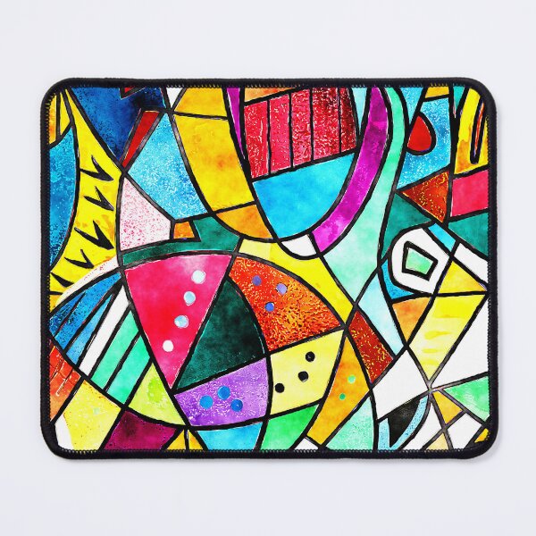 Item preview, Colorful And Vibrant Cubism Abstract Shapes And Designs designed and sold by DEC02.