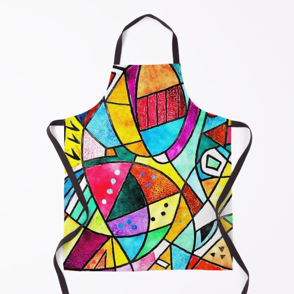 Item preview, Colorful And Vibrant Cubism Abstract Shapes And Designs designed and sold by DEC02.