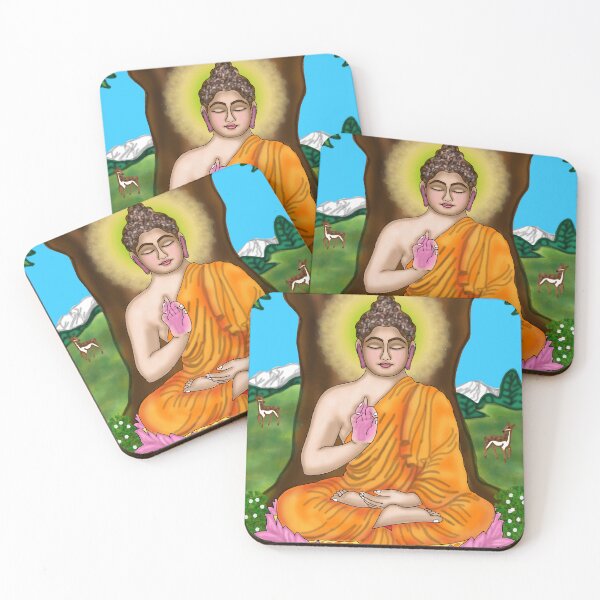 Item preview, Gautama Buddha Digital Drawing | Buddhist Meditation Spiritual Artwork designed and sold by Harshit_Digital_Arts.