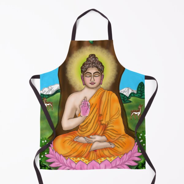 Item preview, Gautama Buddha Digital Drawing | Buddhist Meditation Spiritual Artwork designed and sold by Harshit_Digital_Arts.