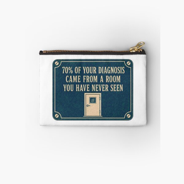 Item preview, 70 percent of your diagnosis comes from a room, lab door sign designed and sold by BoosterShop.