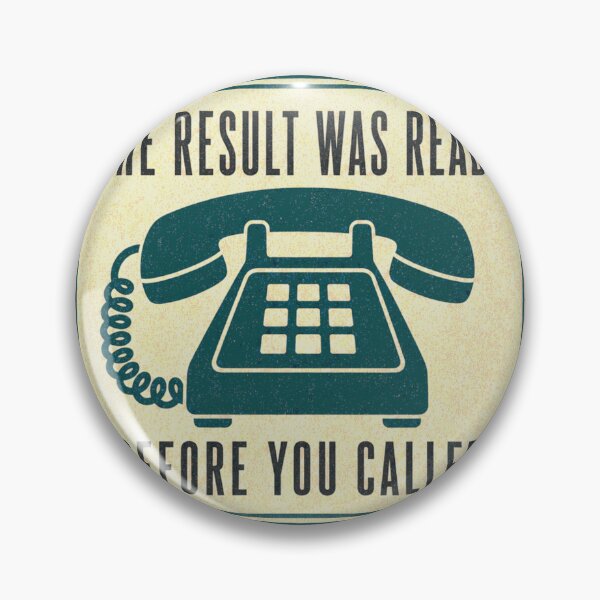 Item preview, The result was ready before you called. Lab sign designed and sold by BoosterShop.
