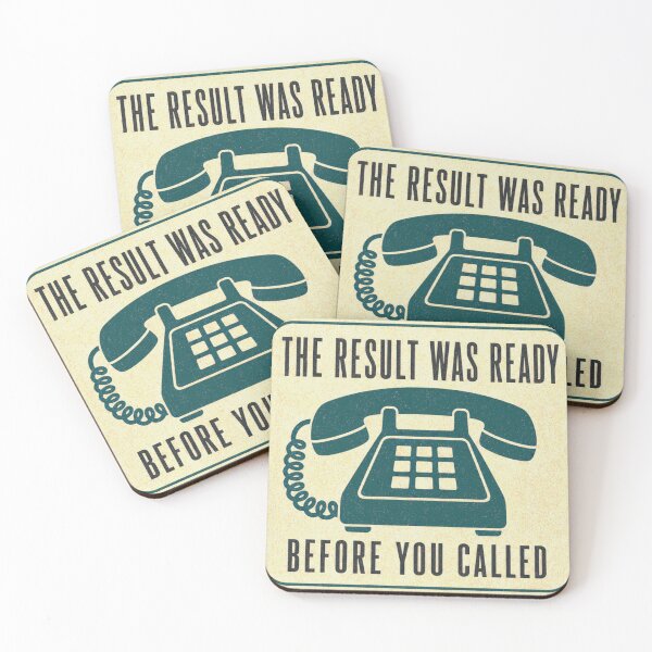 Item preview, The result was ready before you called. Lab sign designed and sold by BoosterShop.