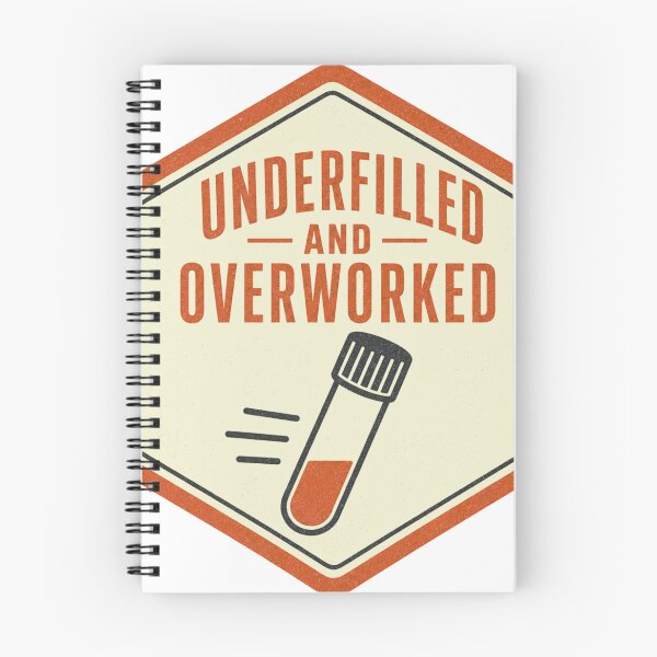 Item preview, Underfilled And Overworked Labor Humor Hexagon designed and sold by BoosterShop.