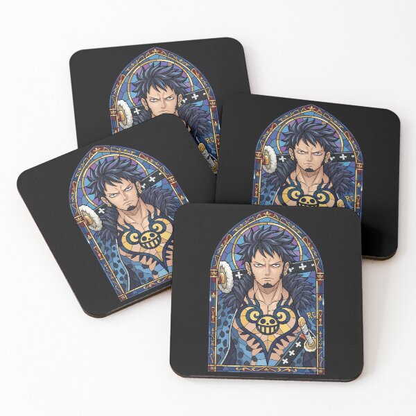 Item preview, Trafalgar Law Royal Blue Stained Glass designed and sold by mildaclairmo.
