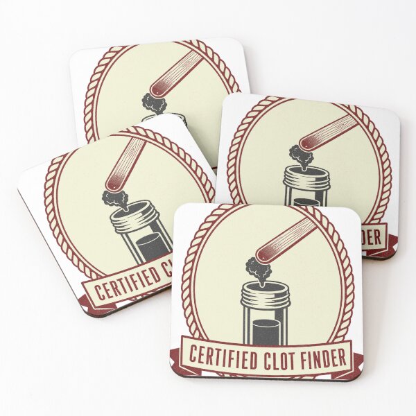 Item preview, Certified Clot Finder Hematology Badge Laboratory designed and sold by BoosterShop.