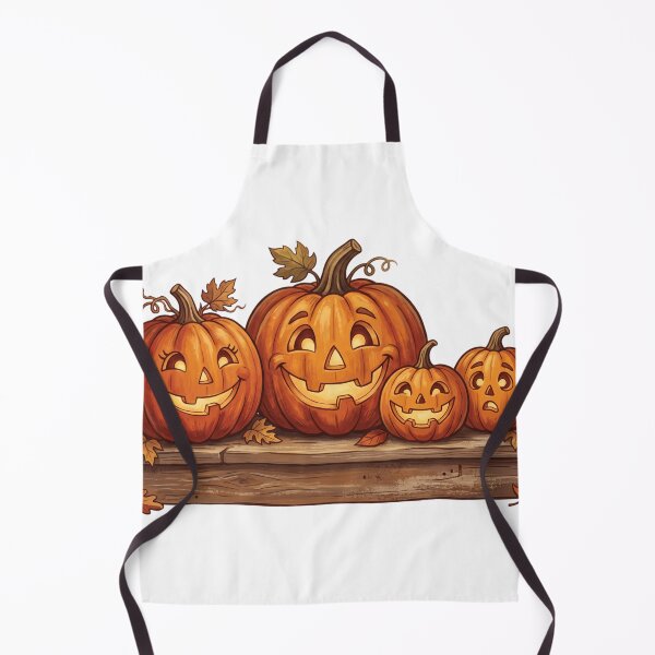 Item preview, Jack-o-lantern Family Lined Up On A - Autumn Design designed and sold by larbimalki.