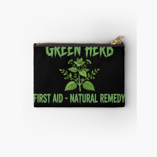 Item preview, Green Herb - Zombie Game designed and sold by GeeklyShirts.