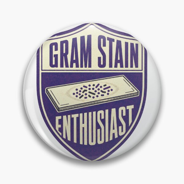 Item preview, Gram Stain Enthusiast Microbiology Coat of Arms Slide designed and sold by BoosterShop.