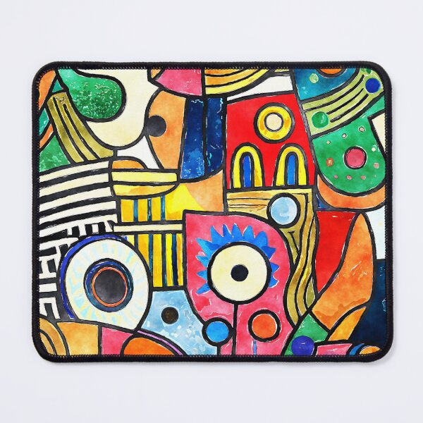 Item preview, Colorful Cubism Vibrant And Bright Abstract Design Art designed and sold by DEC02.