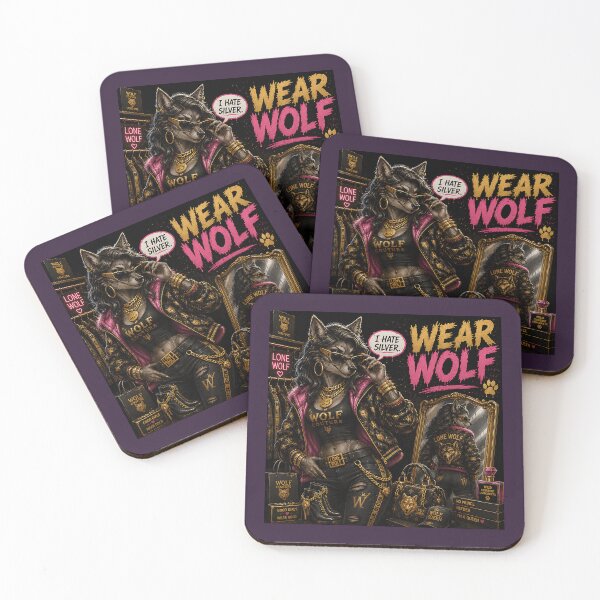 Item preview, Wear Wolf Funny Werewolf Fashion Halloween Pun designed and sold by Hornace88studio.
