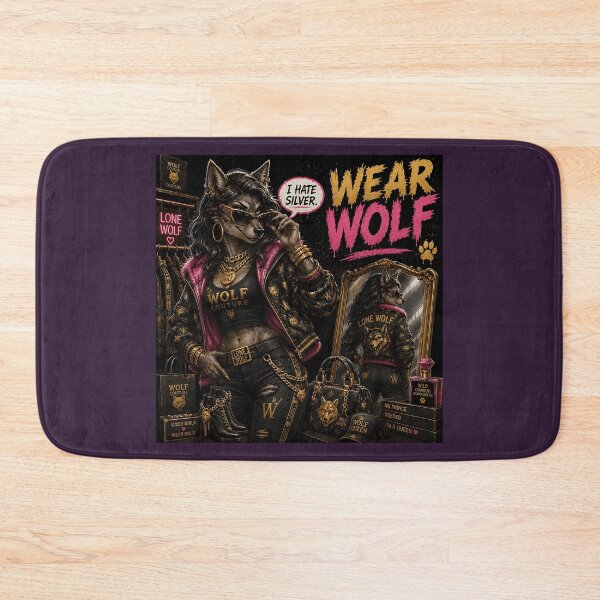 Item preview, Wear Wolf Funny Werewolf Fashion Halloween Pun designed and sold by Hornace88studio.
