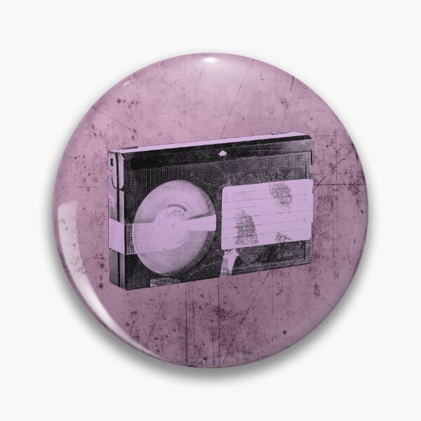 Item preview, Pink Weathered VHS Cassette Faded Label Vintage Media designed and sold by Ghoul Enterprises.