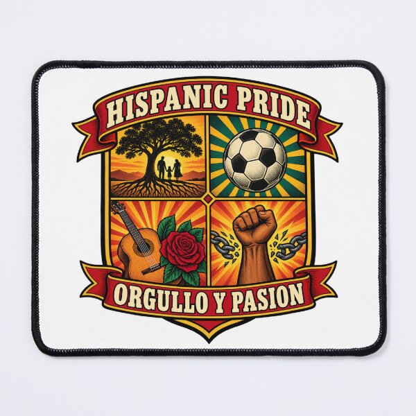 Item preview, Hispanic Pride Crest: Orgullo y Pasión designed and sold by Dresut.