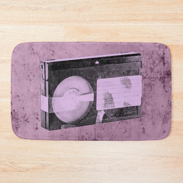 Item preview, Pink Weathered VHS Cassette Faded Label Vintage Media designed and sold by Ghoul Enterprises.