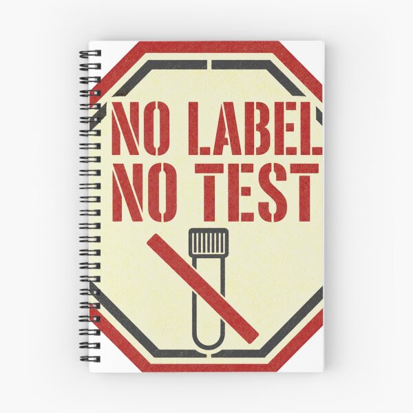 Item preview, No Label No Test Lab Rule Octagon Sign designed and sold by BoosterShop.