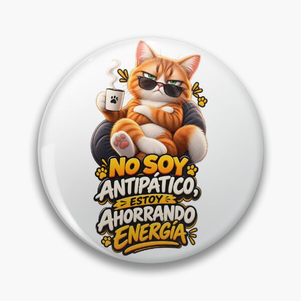 Item preview, Grumpy orange cat with coffee: saving energy mode designed and sold by LINSSEX Style • Urban & Sport Streetwear.