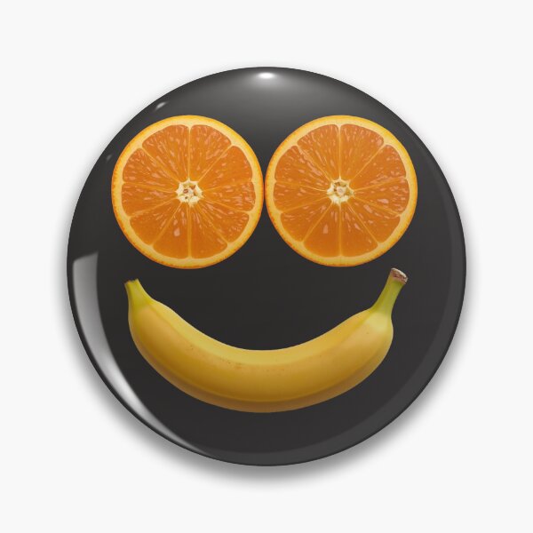 Item preview, Fruit Smiley Face - Banana and Oranges designed and sold by MargaretPolanco.