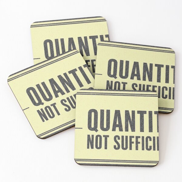 Item preview, Quantity Not Sufficient Sample label half full tube designed and sold by BoosterShop.