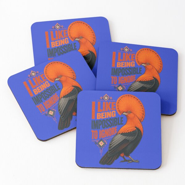 Item preview, Andean Cock of the Rock I Like Being Impossible To Ignore designed and sold by Max Store.