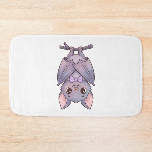 Item preview, Tiny Vampire Bat Wearing A Bow - Kawaii Design designed and sold by larbimalki.