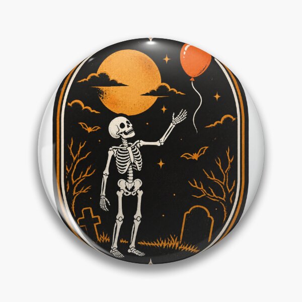 Item preview, Skeleton Holding a Lost Balloon Illustration with Dark and Whimsical Vibes designed and sold by nilakastrati04.