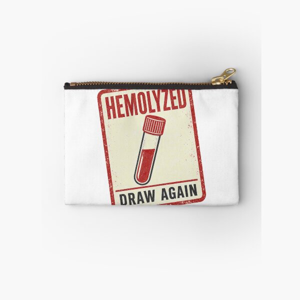 Item preview, Hemolyzed Draw Again Rejection Stamp Laboratory Design designed and sold by BoosterShop.