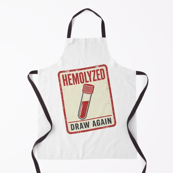 Item preview, Hemolyzed Draw Again Rejection Stamp Laboratory Design designed and sold by BoosterShop.
