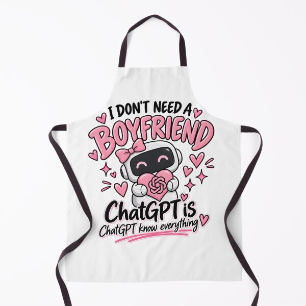 Item preview, I Don’t Need a Boyfriend – ChatGPT Knows Everything designed and sold by TinyWeird.