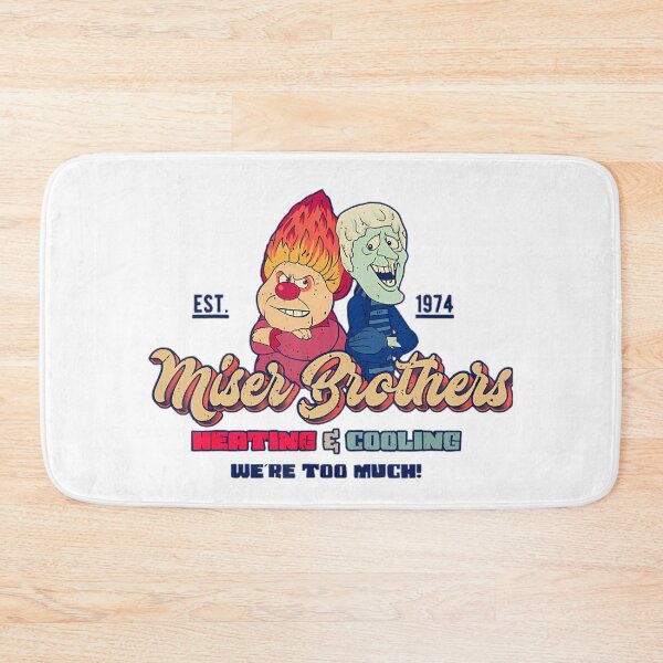 Item preview, Miser Brothers Heating Cooling Vintage Retro designed and sold by ImogenDavisArt.