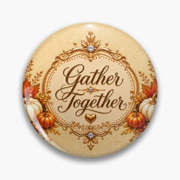 Item preview, Gather Together Thanksgiving Mug – Elegant Golden Fall Pumpkin Design designed and sold by HO•Designs.