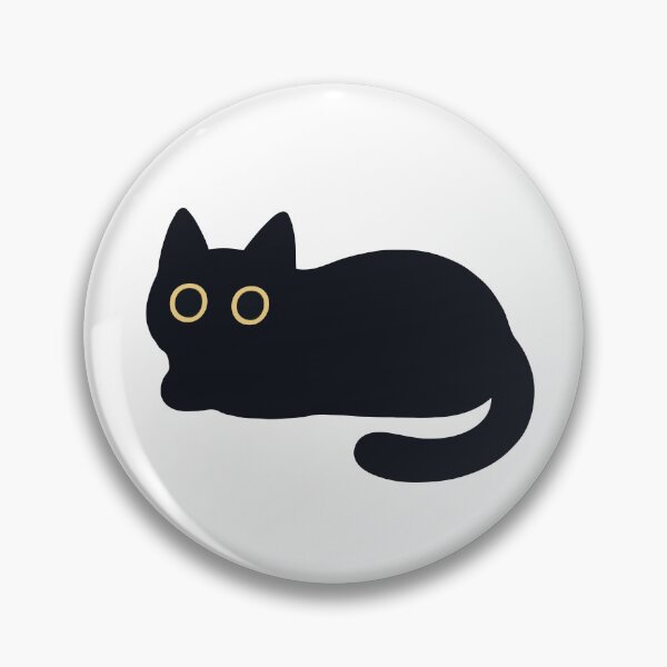 Item preview, Black Cat Yellow Eyes designed and sold by Gkinoki.