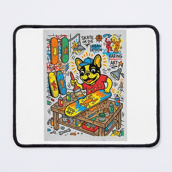 Item preview, French Bulldog Skateboard Designer designed and sold by PictoVibe.