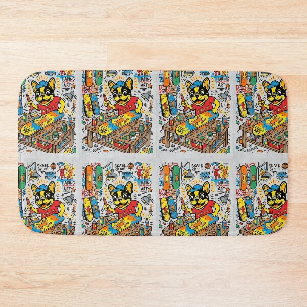 Item preview, French Bulldog Skateboard Designer designed and sold by PictoVibe.