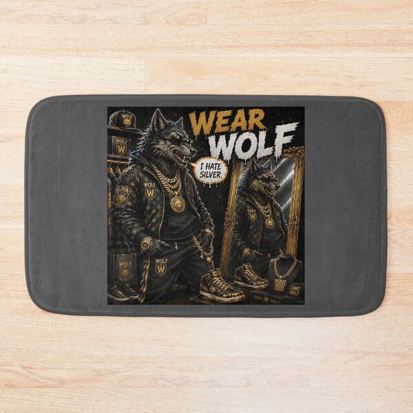 Item preview, Wear Wolf Funny Werewolf Streetwear Halloween Pun designed and sold by Hornace88studio.