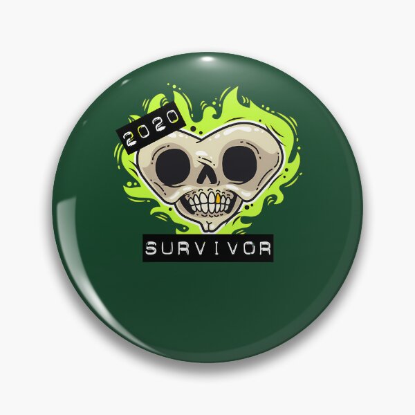 Item preview, 2020 Survivor - Skull In Shape Of A Heart 234 designed and sold by IsaGalleryA.