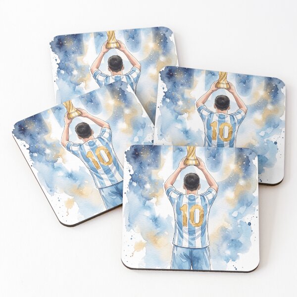 Item preview, Argentina Champion 10 Trophy Watercolor Poster designed and sold by DofinaSur.